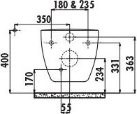 TP328.001Z0 Унитаз подвесной Creavit  - Вид №2