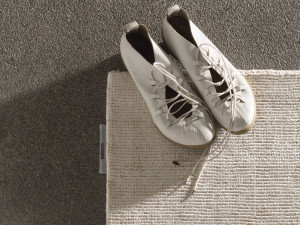 Ковер из бамбука и джута ручной работы