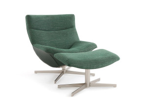 Тканевое вращающееся кресло