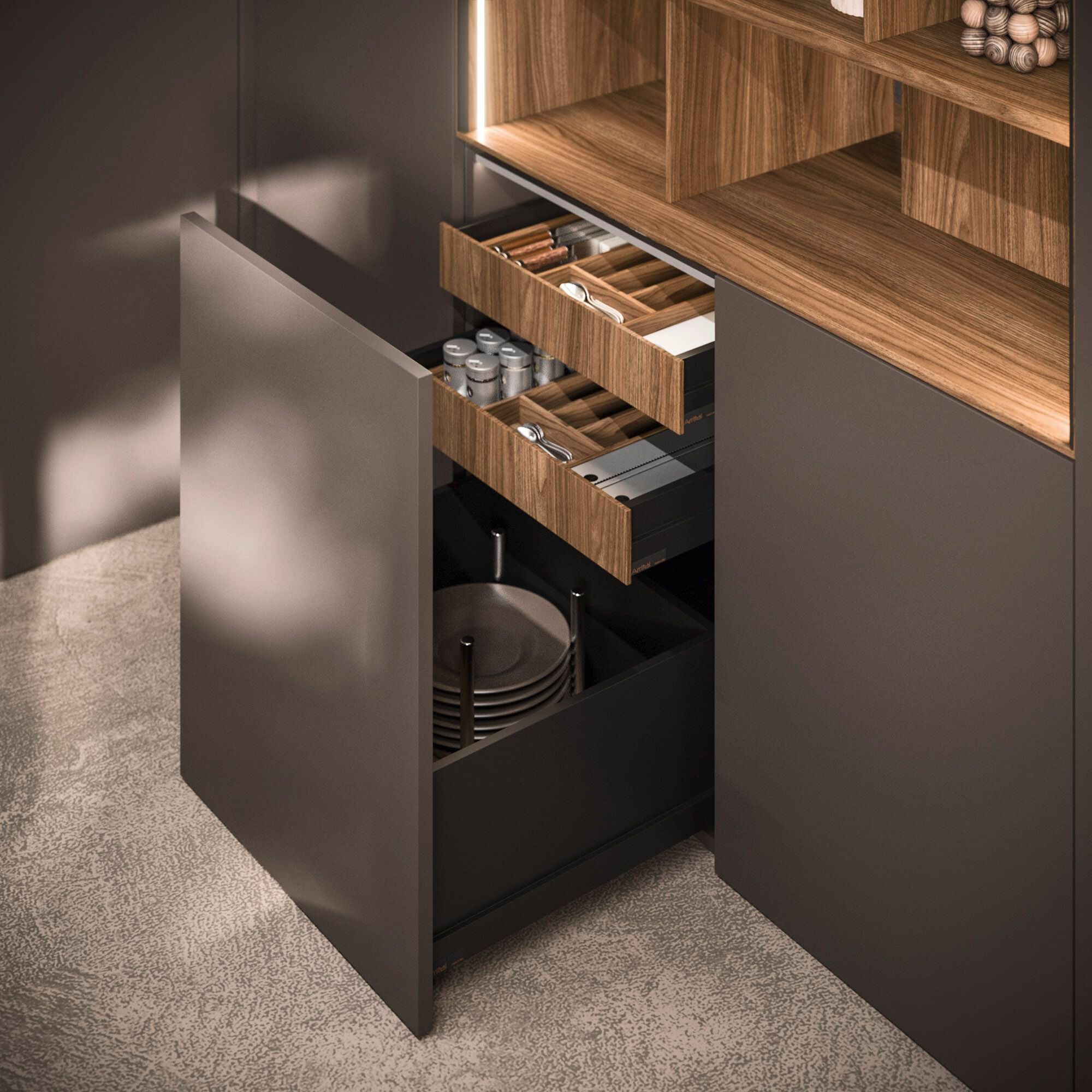 Встроенная кухня с островом Arrital Ak_Project ARCH-00064132 - Вид №9