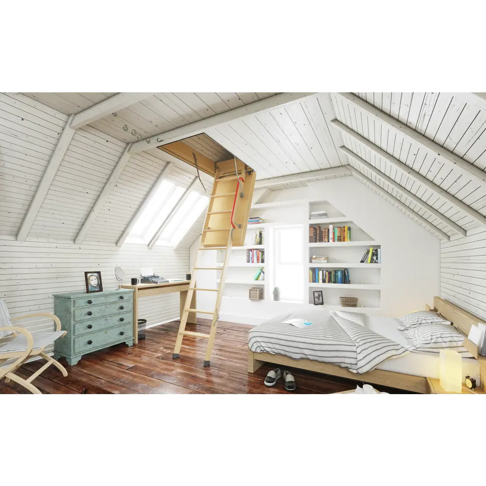 Santreyd Comfort — чердачная лестница с утепленным люком для дома 89131284 STLM-0078836 - Вид №1