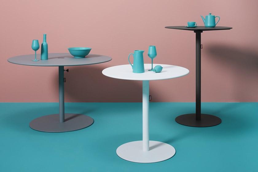 Fatboy Высокий круглый садовый столик из нержавеющей стали sun-id-1505750 - Вид №1