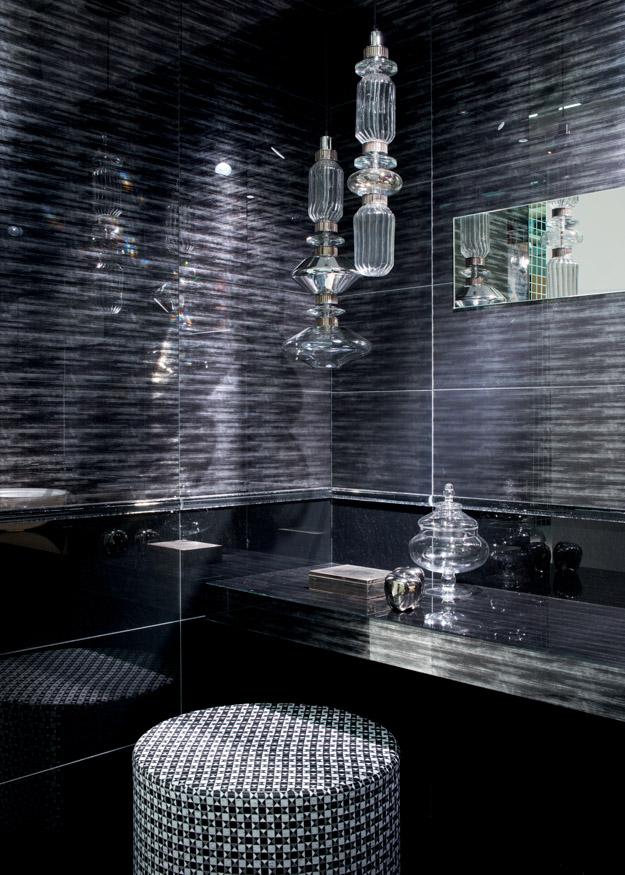 SICIS Feather Black Vetrite Tile sun-id-1991266 - Вид №3