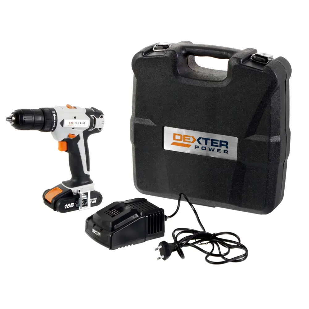 Шуруповерт Dexter, Li-ion 18 В, 2 Ач 15549477 STLM-2185061 DEXTER POWER  - Вид №3