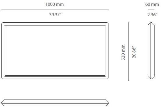 Настенное зеркало в раме Barbican Tr028 Santreyd - Вид №2