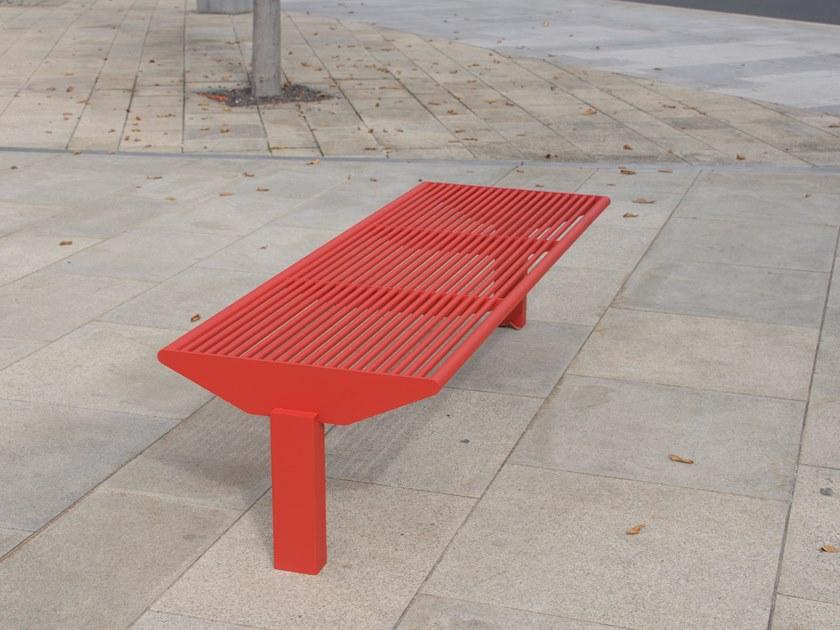 BENKERT BANKE Скамья из нержавеющей стали с подлокотниками без спинки Siardo sun-id-1349158 - Вид №2