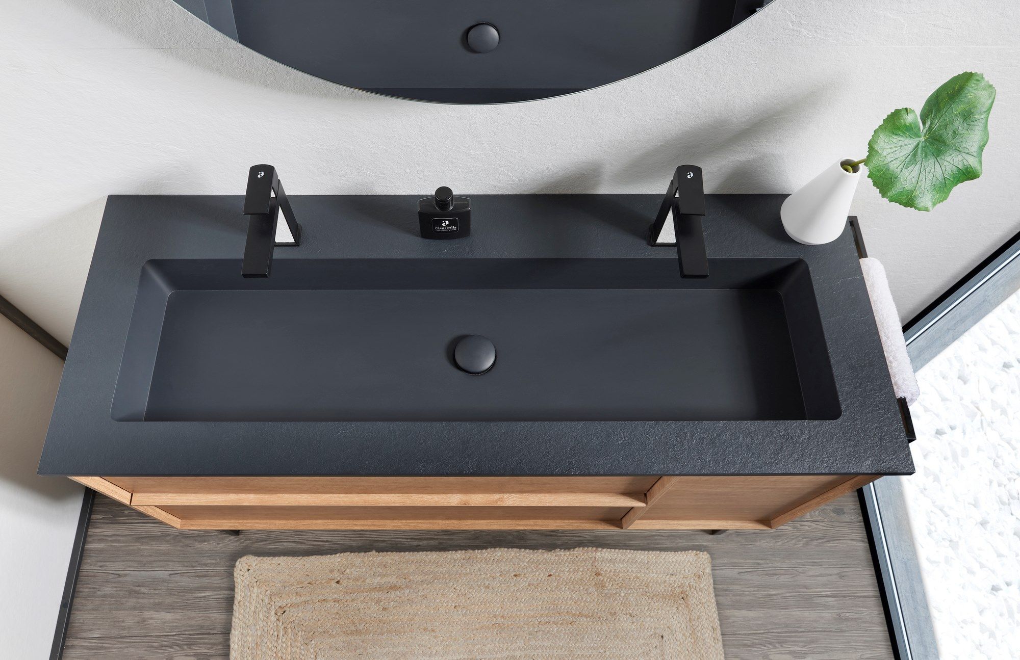 Подвесной шкаф для умывальника из дуба с ящиками Acquabella ARCH-00027831 - Вид №1