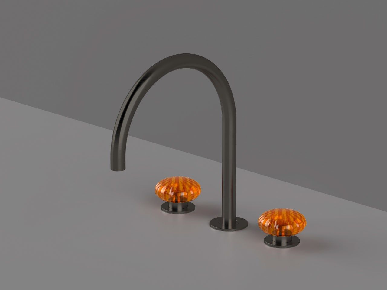 Смеситель для раковины с 3 отверстиями из нержавеющей стали без слива Radomonte Dorin ARCH-00107570 - Вид №6