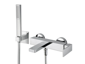 Однорычажный встраиваемый смеситель для ванны с ручным душем