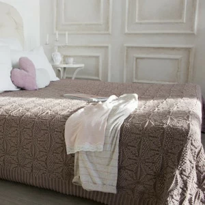 Плед MARLY 180*220 APERO ДИЗАЙНЕРСКИЕ, ВЯЗАНЫЕ, ОДНОТОННЫЕ 010339 Бежевый