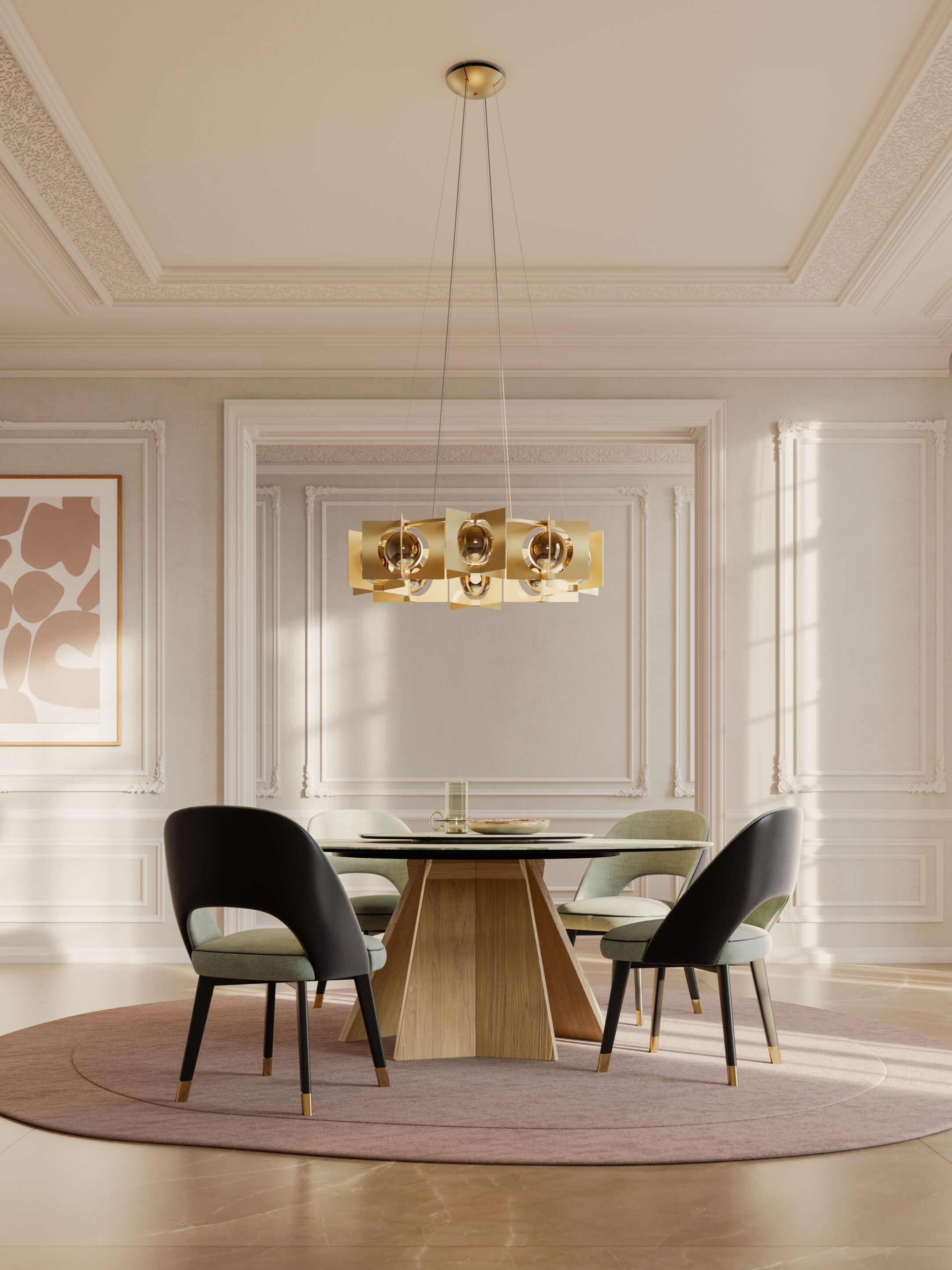 Металлический подвесной светильник Masiero GIROUETTE ARCH-00124463 - Вид №2