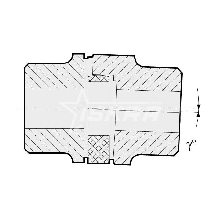 IS3770 Упругий элемент типа паук черный EN48060 ISKRA  - Вид №3