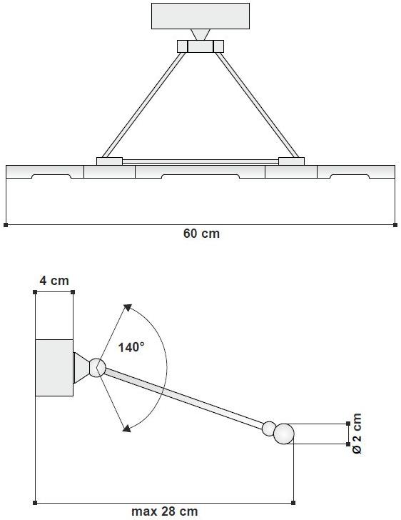 EGOLUCE Регулируемый светодиодный настенный светильник для картин Ikon 4595 - Вид №1
