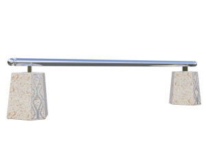 Фиксированный столбик из бетона и металла