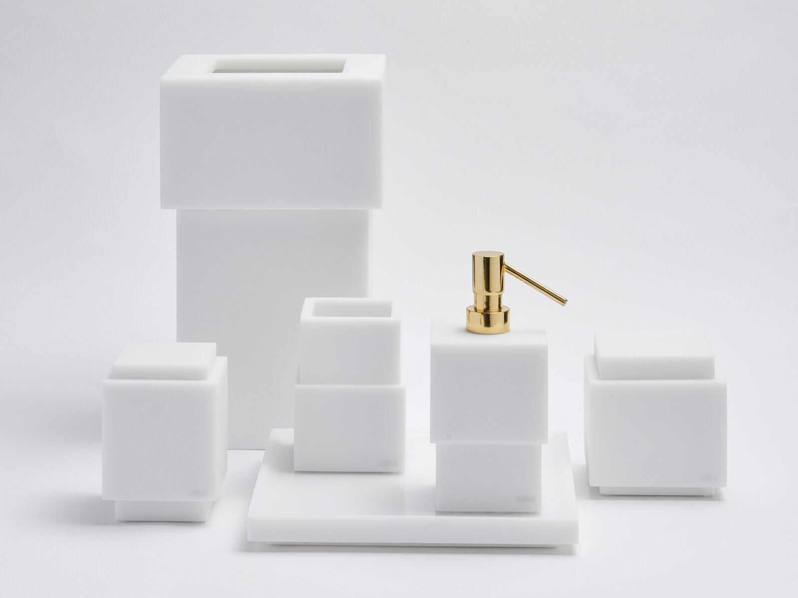 Держатель для хлопка из смолы с крышкой Vallvé METRO ARCH-00036795 - Вид №3