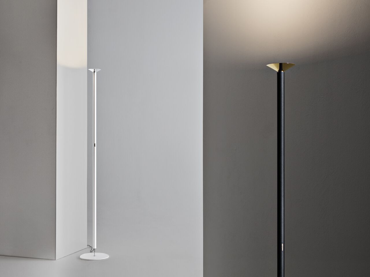 Алюминиевый светодиодный торшер Stilnovo Luna ARCH-00134216