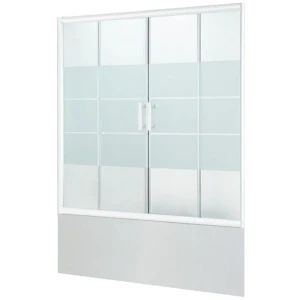 Ширма фронтальная для ванны Sensea Optima 150х150 см, цвет белый 13099978 STLM-2123838