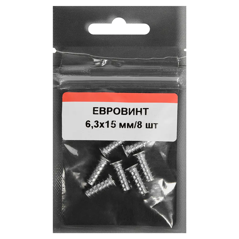 Евровинт 6.3x15 мм сталь цвет серебро 8 шт Santreyd STLM-2168310 - Вид №2