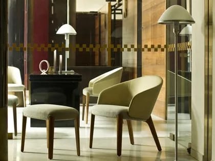 Тканевое кресло с подлокотниками Very Wood Bellevue ARCH-00095120 - Вид №13