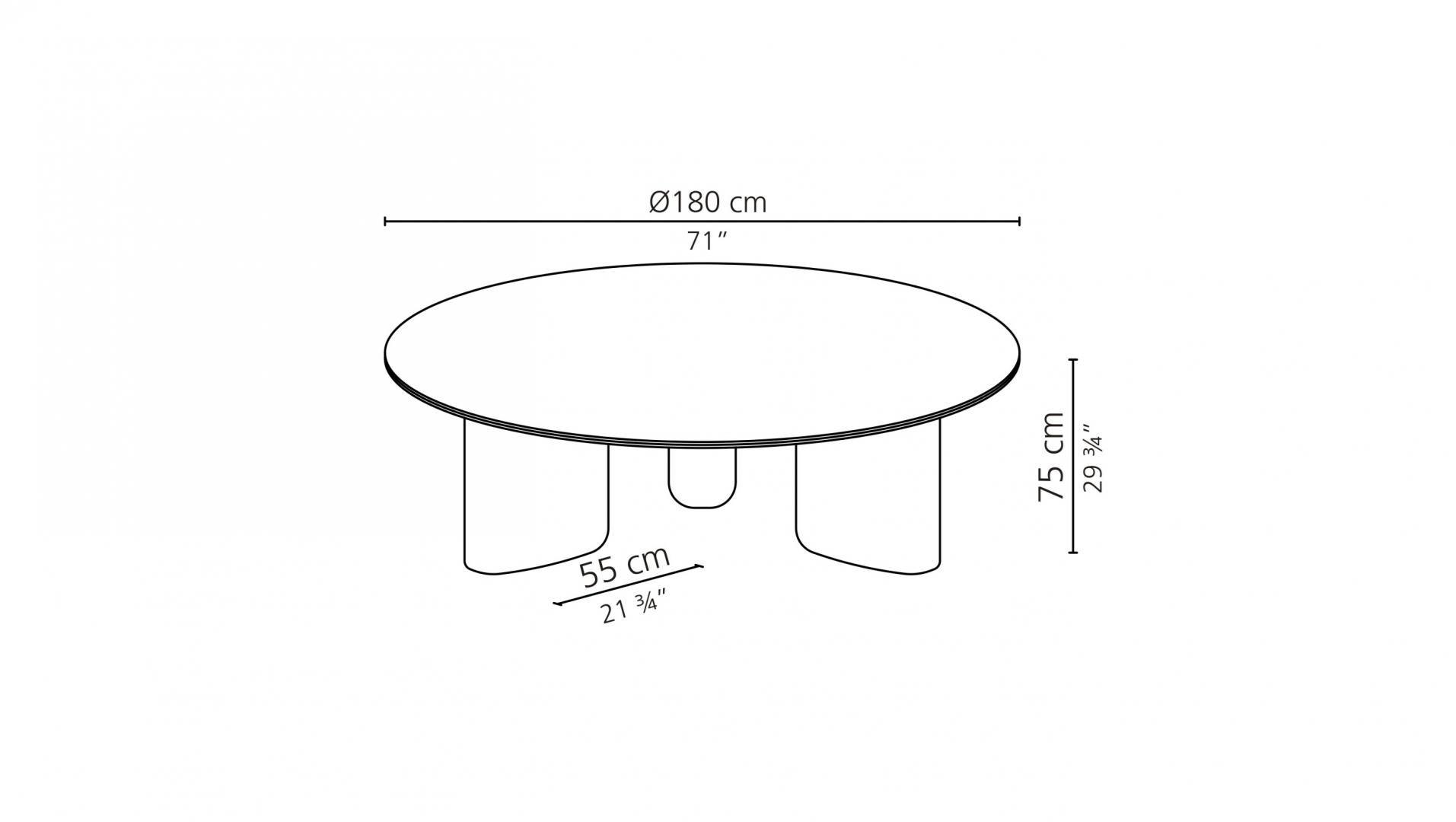 Casamilano Круглый обеденный стол из мрамора sun-id-1360798 - Вид №6