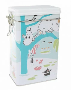 Коробка муми-тролль на пруду, высокая, Martinex LE-VILLAGE МУМИ-ТРОЛЛЬ 044737 Белый;бирюзовый