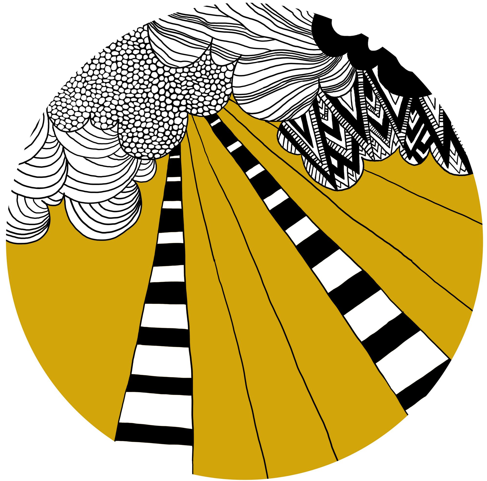 Круглый шерстяной ковер Un Tapis à Paris Permanent ARCH-00108509 - Вид №1