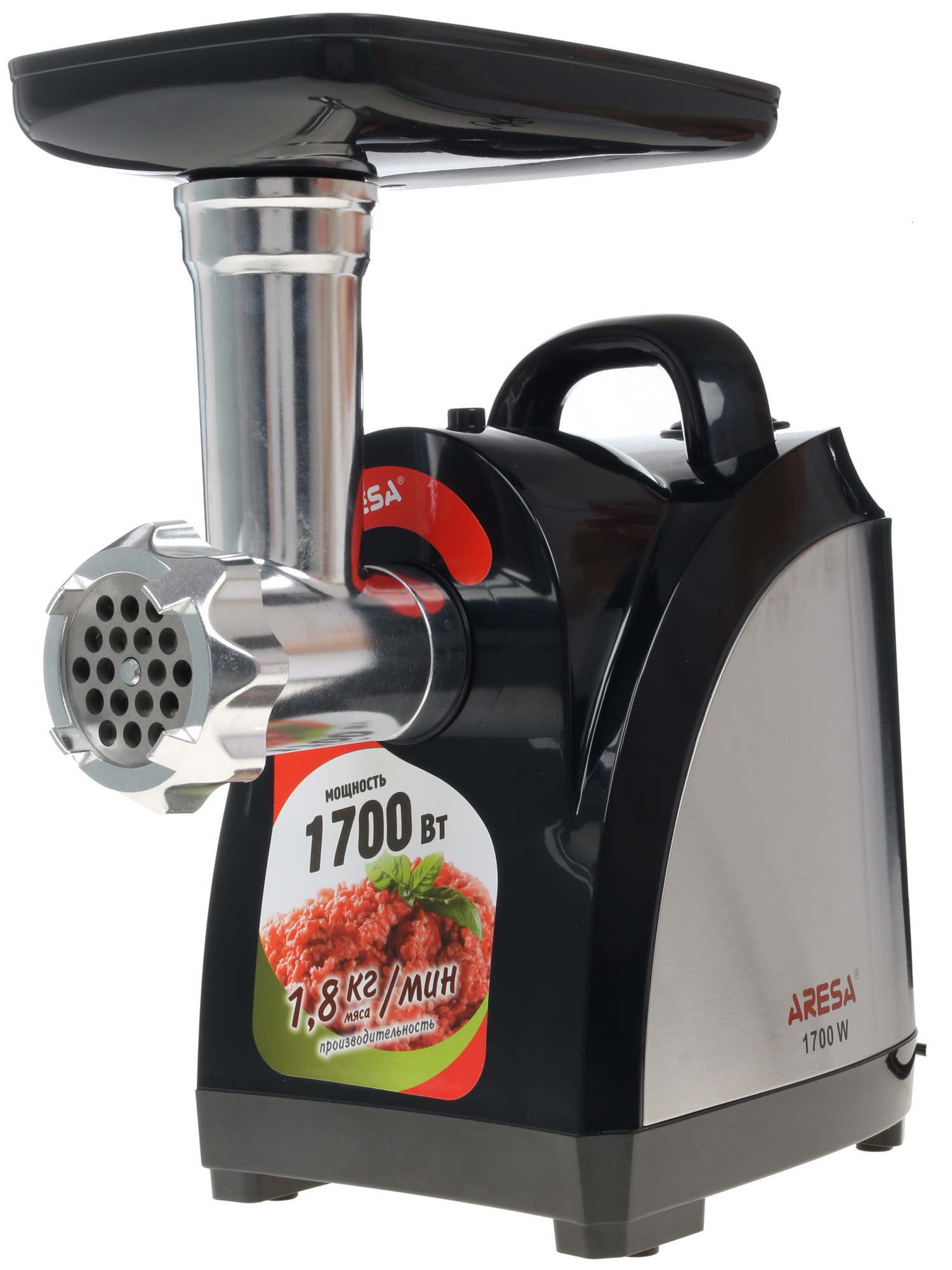 7996386 Мясорубка электрическая Aresa AR-2103 черный STDN-0103666 - Вид №1