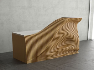 Стойка регистрации из фанеры