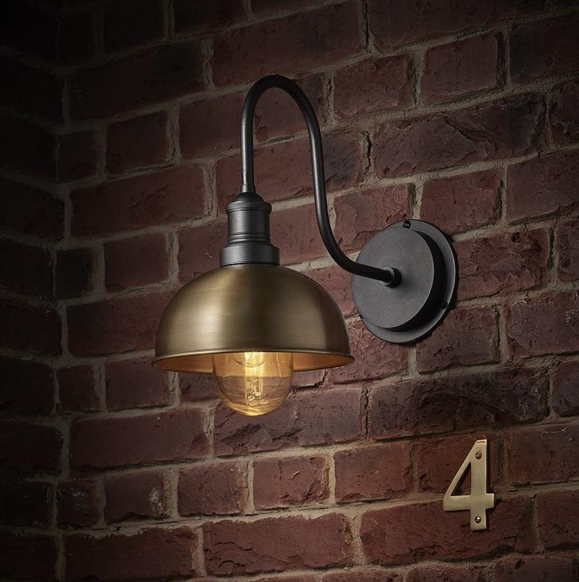 Industville Бра для наружного освещения из латуни  Sn-ip65-dwl8-b-bh  - Вид №4