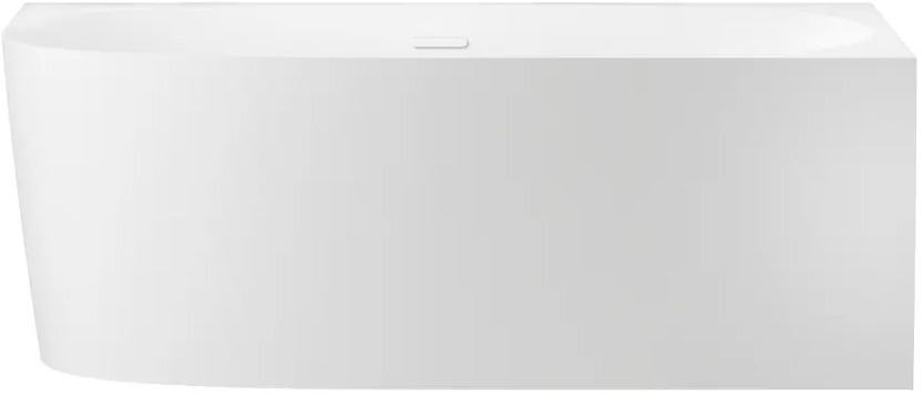 91683754 Акриловая угловая ванна 160x75 см Wellsee Belle Spa 2.0 235803002 правый разворот, с каркасом, экраном и сливом-переливо STLM-0989110