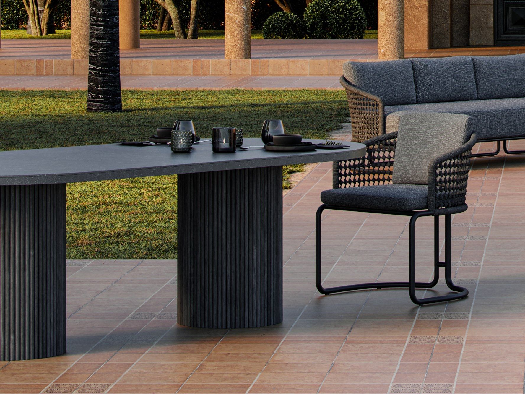 Овальный садовый стол SNOC Pigalle ARCH-00037399 - Вид №2