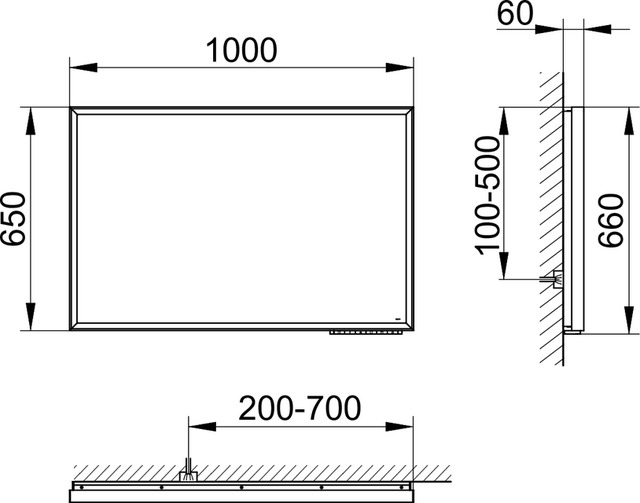 14598172000 Зеркало с подсветкой KEUCO Royal Lumos - Вид №7