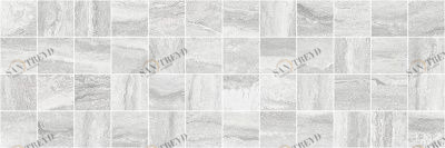 Glossy Декор мозаичный серый MM11188 20х60 Laparet 