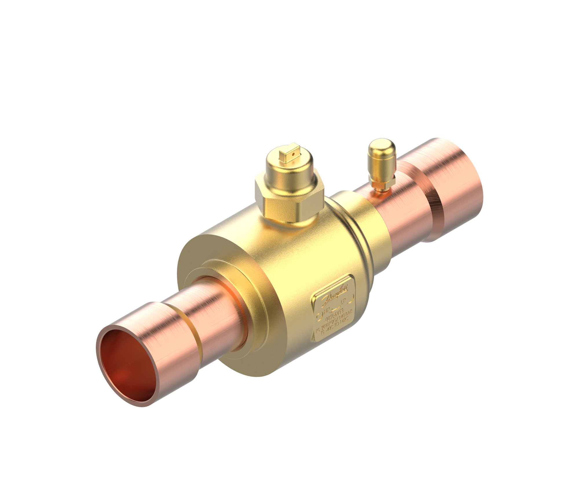 Danfoss GBCT — Запорные шаровые краны для CO2 140 бар GBCT 22s Кран шаровый 009L6420  - Вид №11