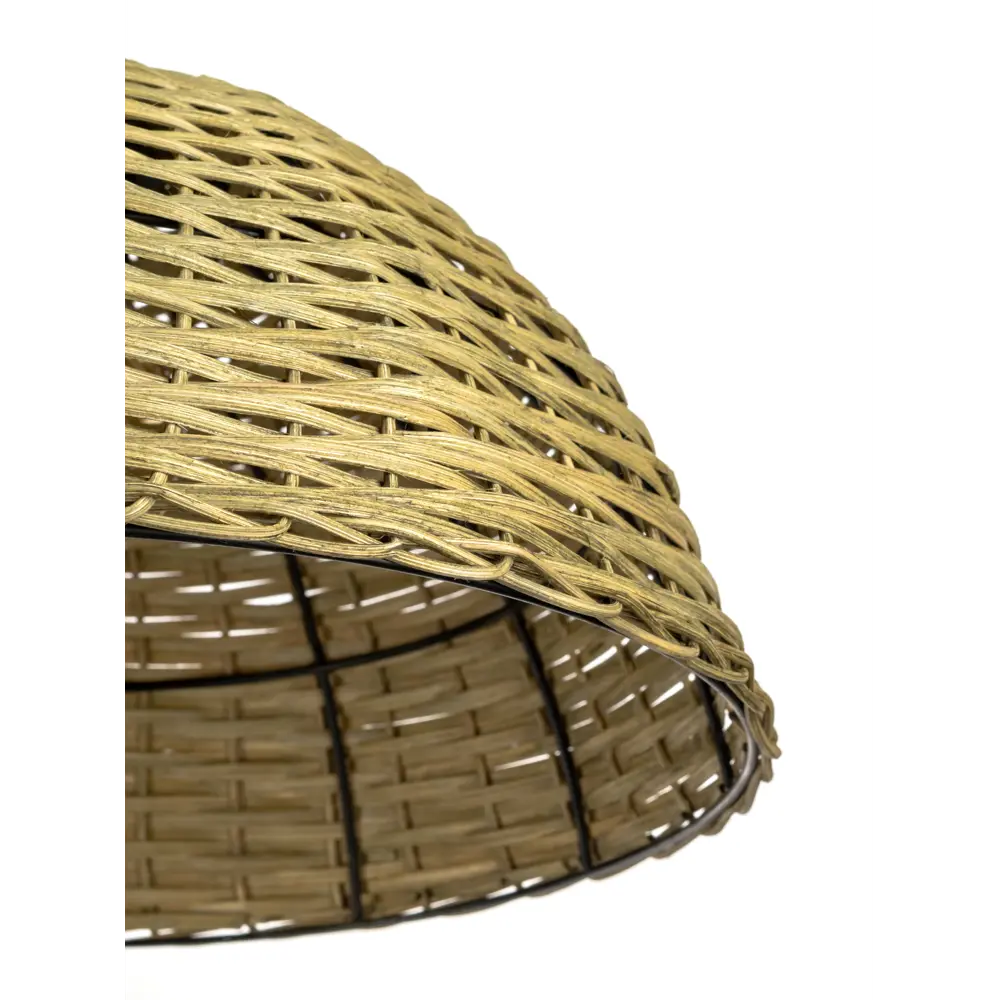 Подвесной светильник Eko 1xE27x60 Вт, металл/текстиль, цвет тёмное дерево/мультиколор LAMPLANDIA STLM-2175099 - Вид №6