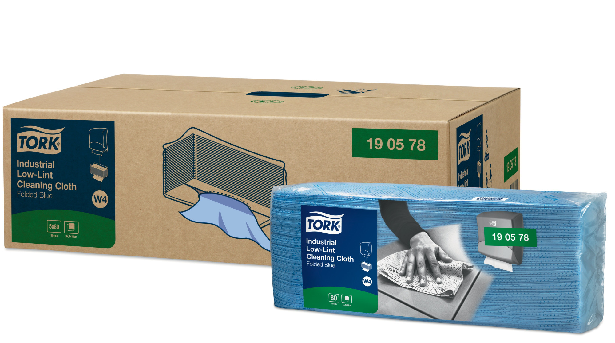 19057838 Нетканое полотно с очень низким пылеобразованием Tork 