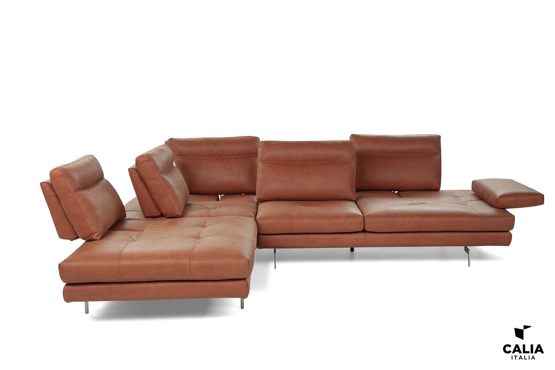 Кожаный угловой диван Calia Italia премиум ARCH-00151139 - Вид №2