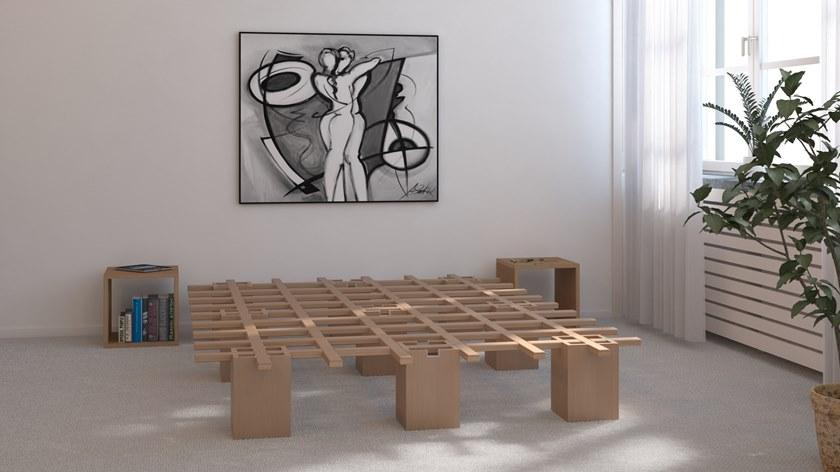 Tojo Möbel Основание для двуспальной кровати из бука sun-id-1463532 - Вид №18