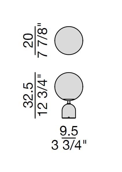 Стеклянная светодиодная настольная лампа Porada Soul ARCH-00092703 - Вид №3