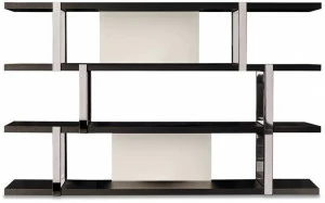 Minotti Открытый деревянный книжный шкаф