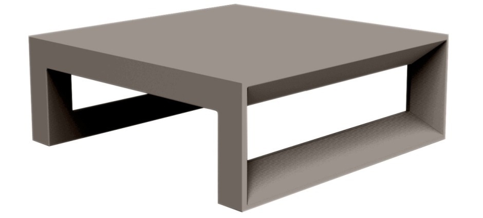 009206 Столик 60x60 Vondom Frame - Вид №3