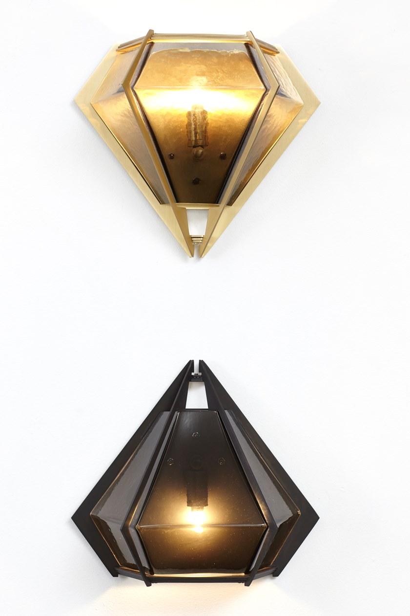 GABRIEL SCOTT Светодиодный настенный светильник из стали и стекла Harlow sun-id-1413456 - Вид №4