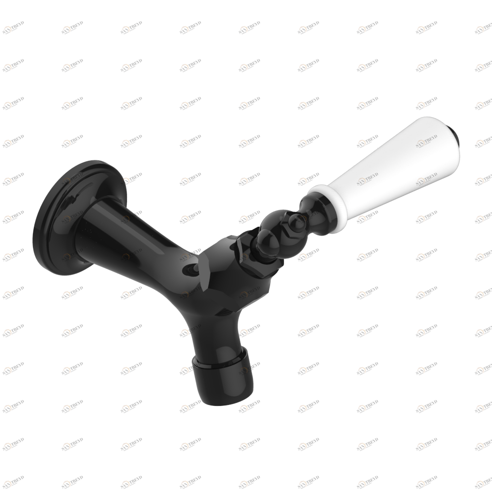 G75-166/C Кран настенный 1/2" для холодной воды Thg-paris Charleston с рукоятками Покрытие PVD бронза G75-166/C CAT.F