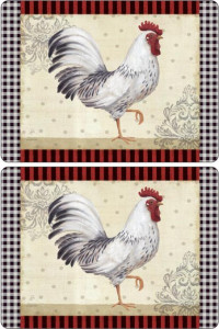 10598452 Pimpernel Набор подставок под горячее Pimpernel "Петух" 30,5х23см, 6шт Пробка