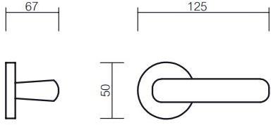 Pasini Ручка из латуни на розетке  3341  - Вид №1