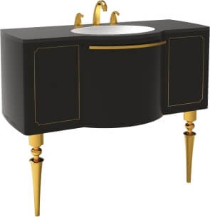 Подмодуль Giza 120 см, черный / GZ0120.00.SSA Giza Creavit  - Вид №1