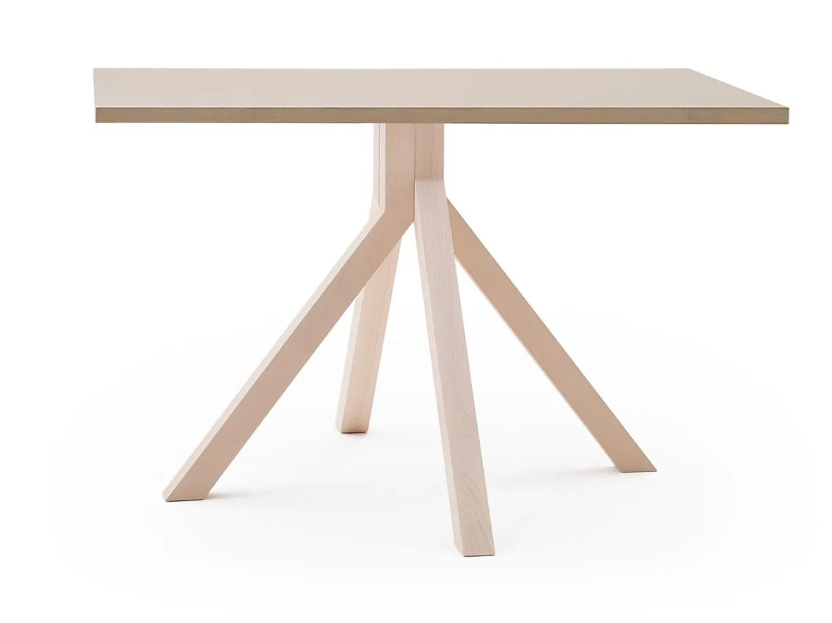 Квадратный журнальный столик с каркасом из ореха или бука Billiani Grapevine ARCH-00080933