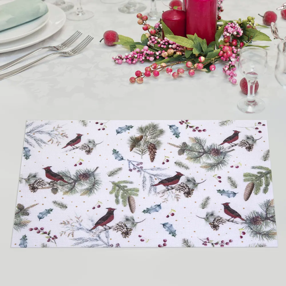 Салфетка 30x45 см Птицы-3 синяя 84547183 STLM-2082616 REMILING HOUSEHOLD 