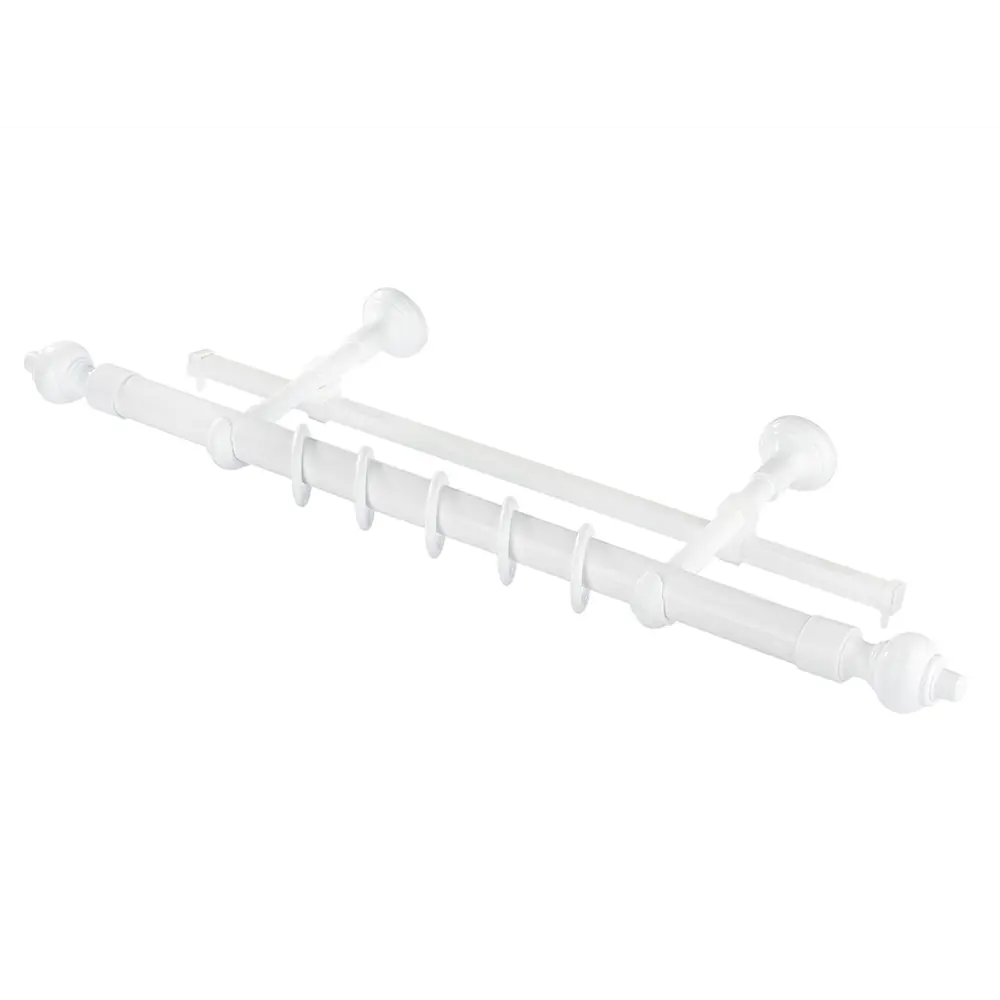 Двухрядный карниз DOMLEGRAND Кантри 160 см для элегантного оформления окон 89431387 STLM-1579106 - Вид №1