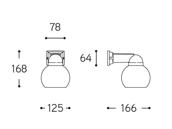 Керамический настенный светильник с фиксированной рукояткой Aldo Bernardi сорок ARCH-00006707 - Вид №2